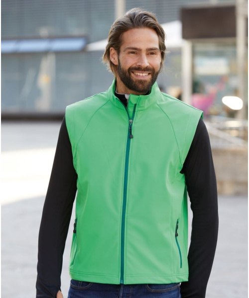 DoRachoty.cz - Pánská softshellová vesta bez kapuce James & Nicholson (JN1022)