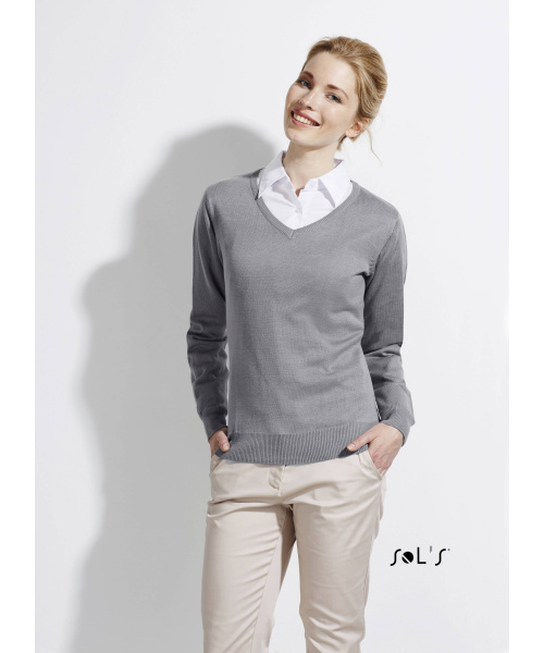 DoRachoty.cz - Dámský svetr s výstřihem do V Sol´s - Galaxy women
